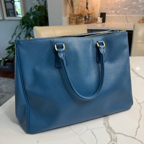Prada Saffiano Leather Medium Galleria Double Zip Tote - Picture 10 of 10